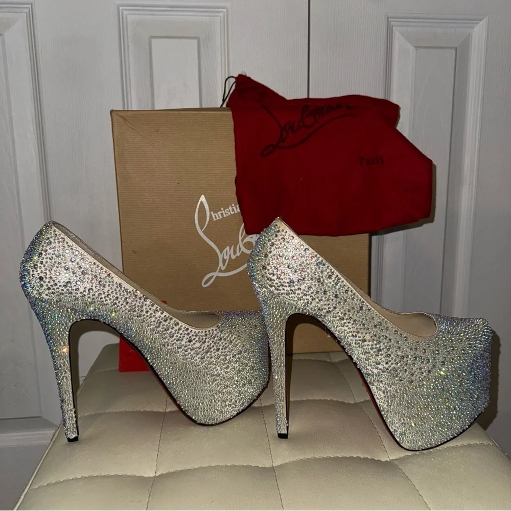 Christian Louboutin Studded Heels - Picture 5 of 13